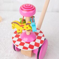 Jucarie de impins ajustabila, Roz, 18 luni+ 003