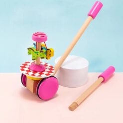 Jucarie de impins ajustabila, Roz, 18 luni+ 003