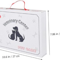 Jucarie educativa, Trusa medic veterinar din lemn, 22 piese, 3 ani 01