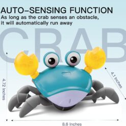 Jucarie interactiva bebelusi, Crab muzical 01