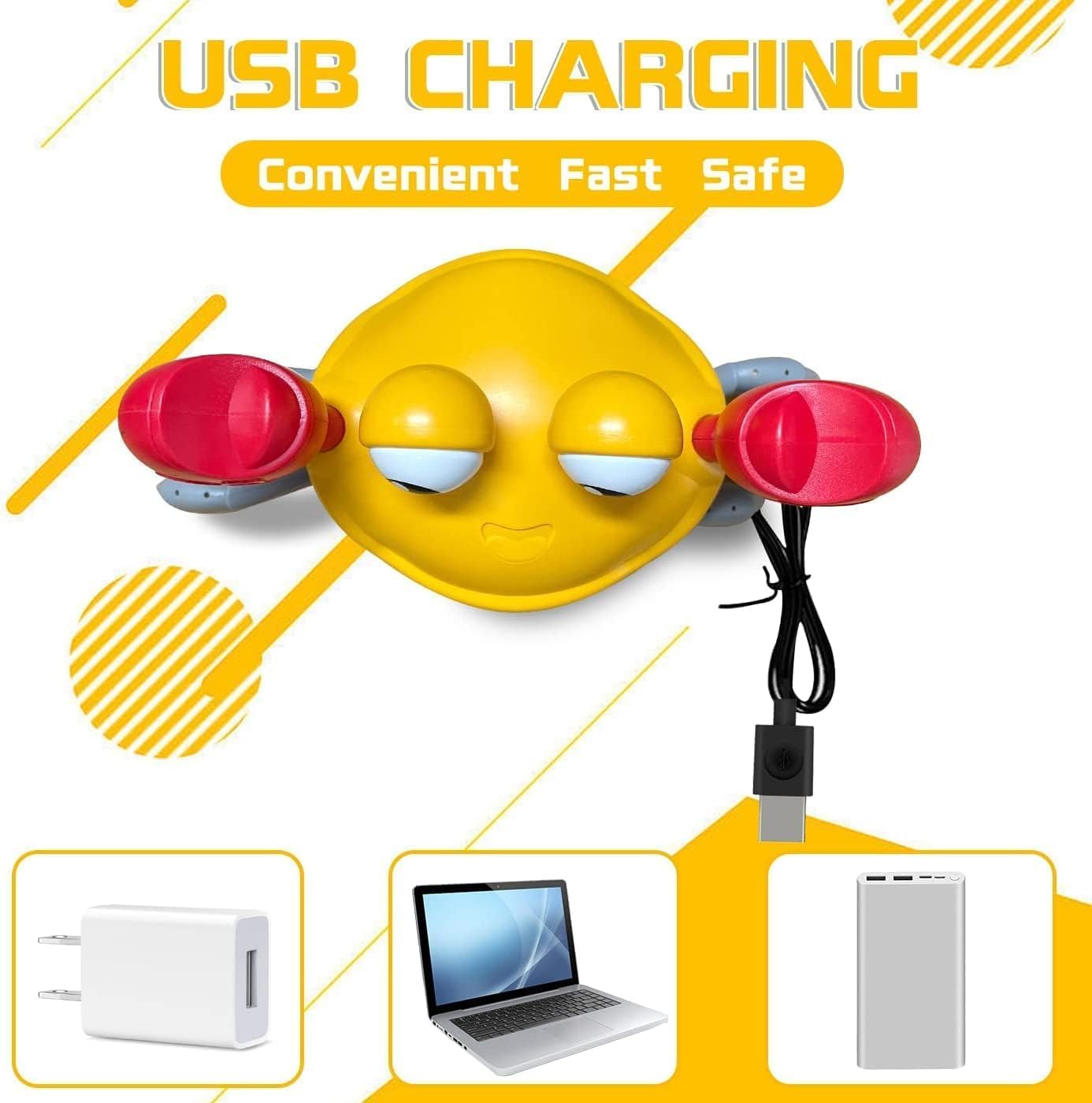 Jucarie interactiva bebelusi cu sunete si lumini, Crab muzical, Rosu 01