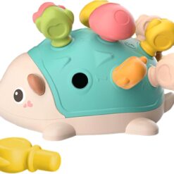 Jucarie senzoriala si motrica, Arici, 18 luni+, Albastru 02