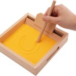 Material Montessori senzorial, Joc pentru exersarea scrisului, 2 ani+