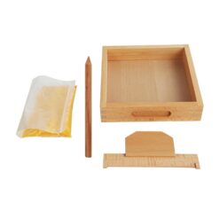 Material Montessori senzorial, Joc pentru exersarea scrisului, 2 ani+ 01