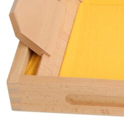 Material Montessori senzorial, Joc pentru exersarea scrisului, 2 ani+ 01