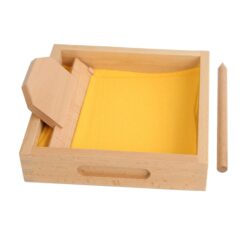 Material Montessori senzorial, Joc pentru exersarea scrisului, 2 ani+ 01