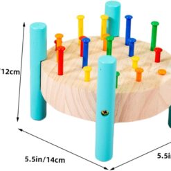 Mini Banc de lucru cu unelte si cuie, pentru copii, 3 ani 01