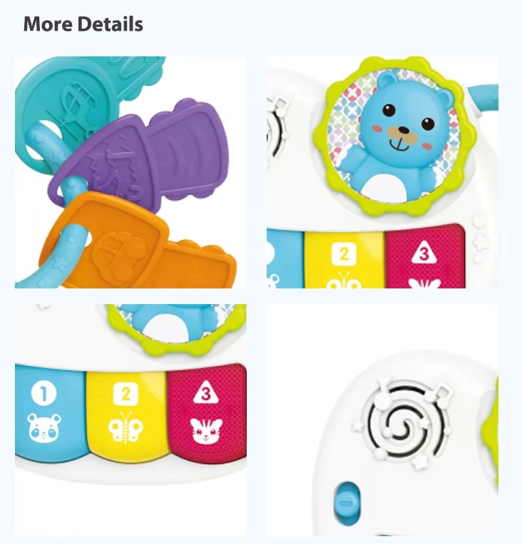 Orga muzicala si joc dentitie, 0 luni+