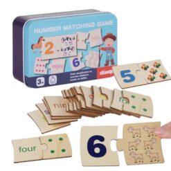 Puzzle educativ – Potrivirea numerelor pentru preșcolari, 3 ani+ 001