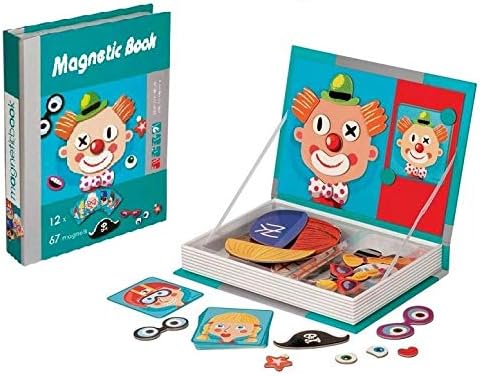 Puzzle magnetic-Carte educativa, Expesii Faciale, 3 ani 01