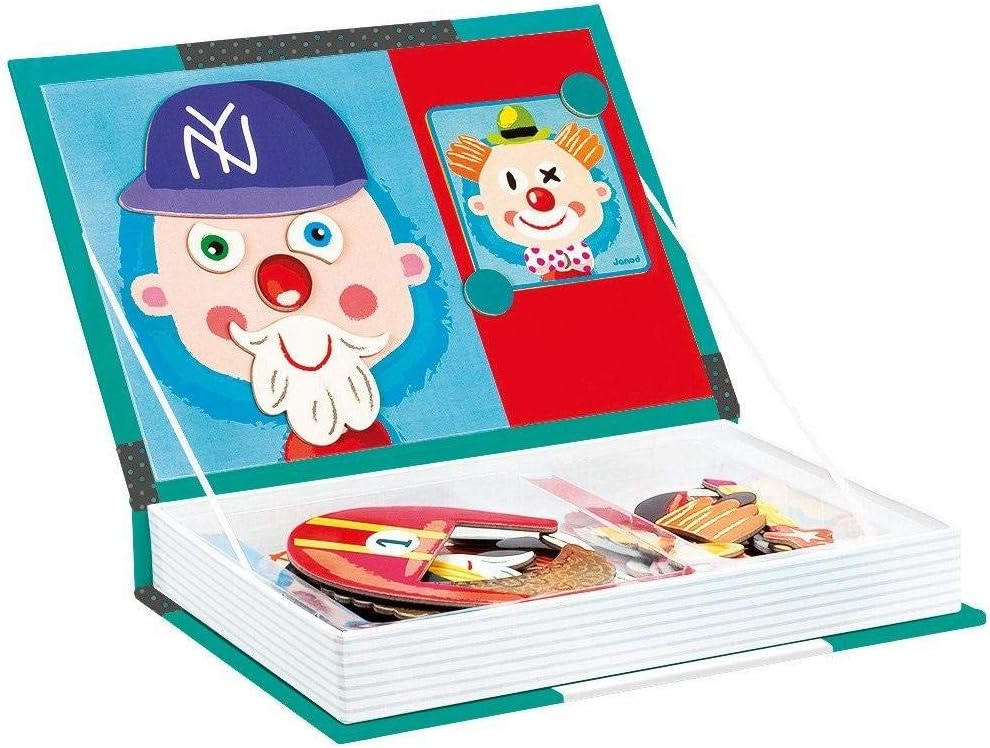 Puzzle magnetic-Carte educativa, Expesii Faciale, 3 ani 01