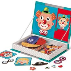 Puzzle magnetic-Carte educativa, Expesii Faciale, 3 ani 01