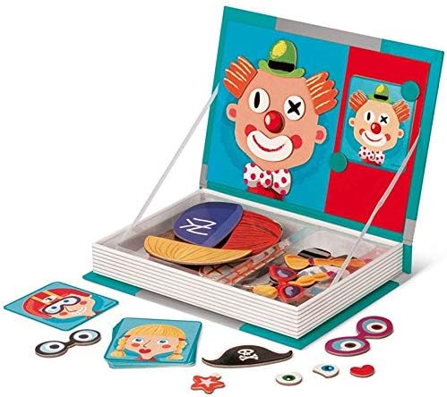 Puzzle magnetic-Carte educativa, Expesii Faciale, 3 ani 01