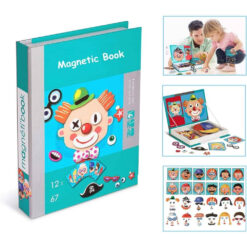 Puzzle magnetic-Carte educativa, Expesii Faciale, 3 ani 01