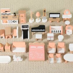 Set 36 piese mobilier casa de papusi, 3 ani 01