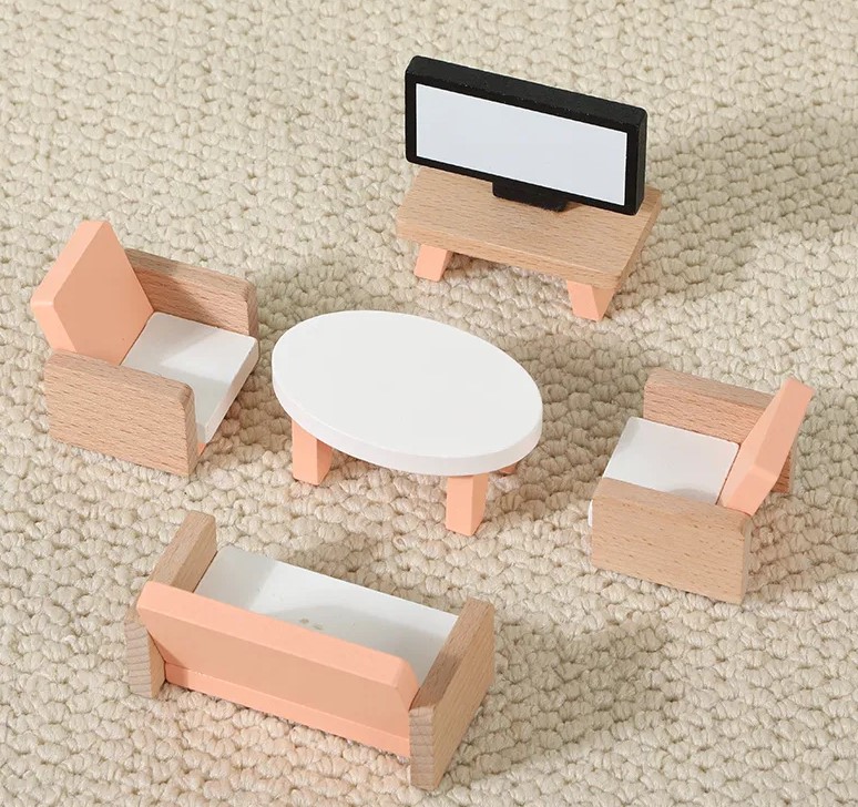 Set 36 piese mobilier casa de papusi, 3 ani 01