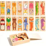 Set cu puzzle din 3 piese, Animale - 48 piese