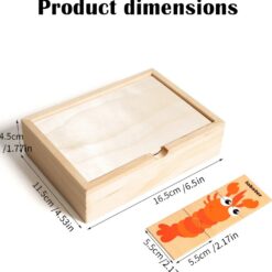 Set cu puzzle din 3 piese, Animale - 48 piese 001