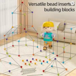 Set de constructie STEM, Constructii Modulare, 70 piese, 3 ANI+