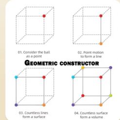 Set de constructie STEM, Constructii Modulare, 70 piese, 3 ANI+