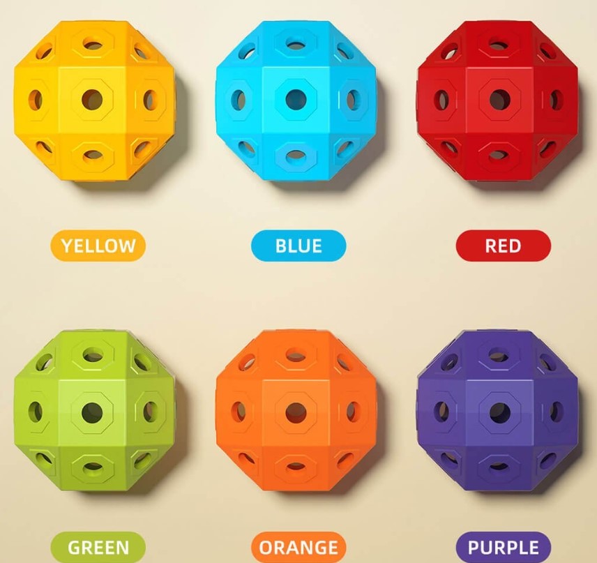 Set de constructie STEM, Constructii Modulare, 70 piese, 3 ANI+