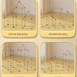 Set de constructie STEM, Constructii Modulare, 70 piese, 3 ANI+