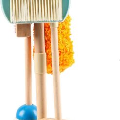 Set de curatenie pentru copii, din lemn, 6 PIESE, 3 ani 01