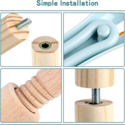 Set de curatenie pentru copii, din lemn, 6 PIESE, 3 ani 01