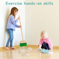 Set de curatenie pentru copii, din lemn, 6 PIESE, 3 ani 01