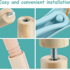 Set de curatenie pentru copii, din lemn, 6 PIESE, 3 ani 01