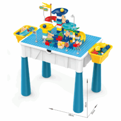 Set masa si 1 scaun, Masuta pentru activitati si lego, 7 in 1
