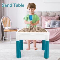 Set masa si 2 scaune, Masuta pentru activitati si lego 01