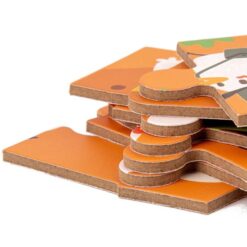 Set puzzle cu piese mari din lemn, 26 litere 01