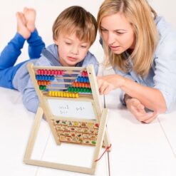 Tabla Multifunctionala de scris si desenat cu abac si alfabet