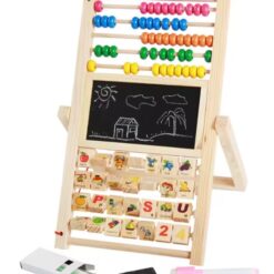 Tabla Multifunctionala de scris si desenat cu abac si alfabet