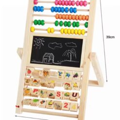 Tabla Multifunctionala de scris si desenat cu abac si alfabet