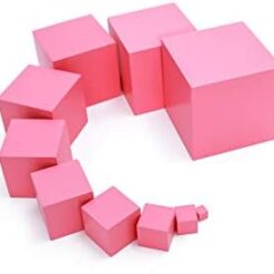 Turnul Roz – Material Montessori senzorial, 3 ani+ 01 10