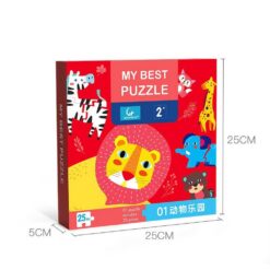 Set 6 puzzle-uri cu animale de la ferma, 2 ani+