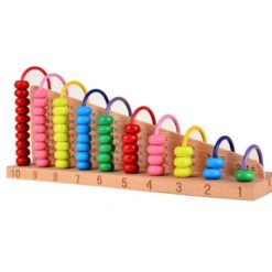 Abac cu operatii matematice, din lemn,10 coloane, 3 ani 01