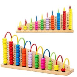 Abac cu operatii matematice, din lemn,10 coloane, 3 ani 01