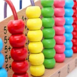 Abac cu operatii matematice, din lemn,10 coloane, 3 ani 01