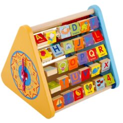 Alfabetar cu abac, litere si imagini in limba engleza, 3 ani 01