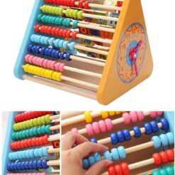 Alfabetar cu abac, litere si imagini in limba engleza, 3 ani 01