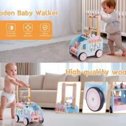 Antepremergator cu activitati de tip Montessori, Carucior inghetata, 12 luni+ 01