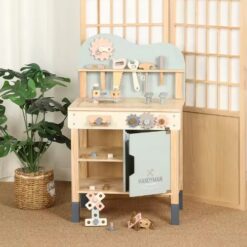 Banc de lucru cu unelte, pentru copii, 77 cm, 3 ani 01