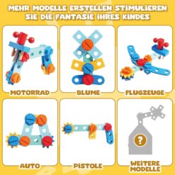 Banc de lucru cu unelte si suruburi, 3 ani 06