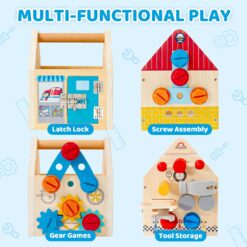 Banc de lucru cu unelte si suruburi, 3 ani 07