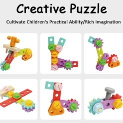 Banc de lucru din lemn, trusa portabila scule, 3 ani 01