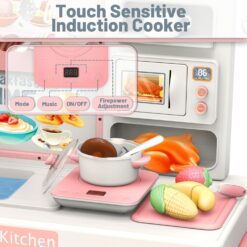 Bucatarie cu sunete, lumini si 44 accesorii, 98 cm, 3 ani+ 01