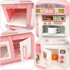 Bucatarie cu sunete, lumini si 44 accesorii, 98 cm, 3 ani+ 01